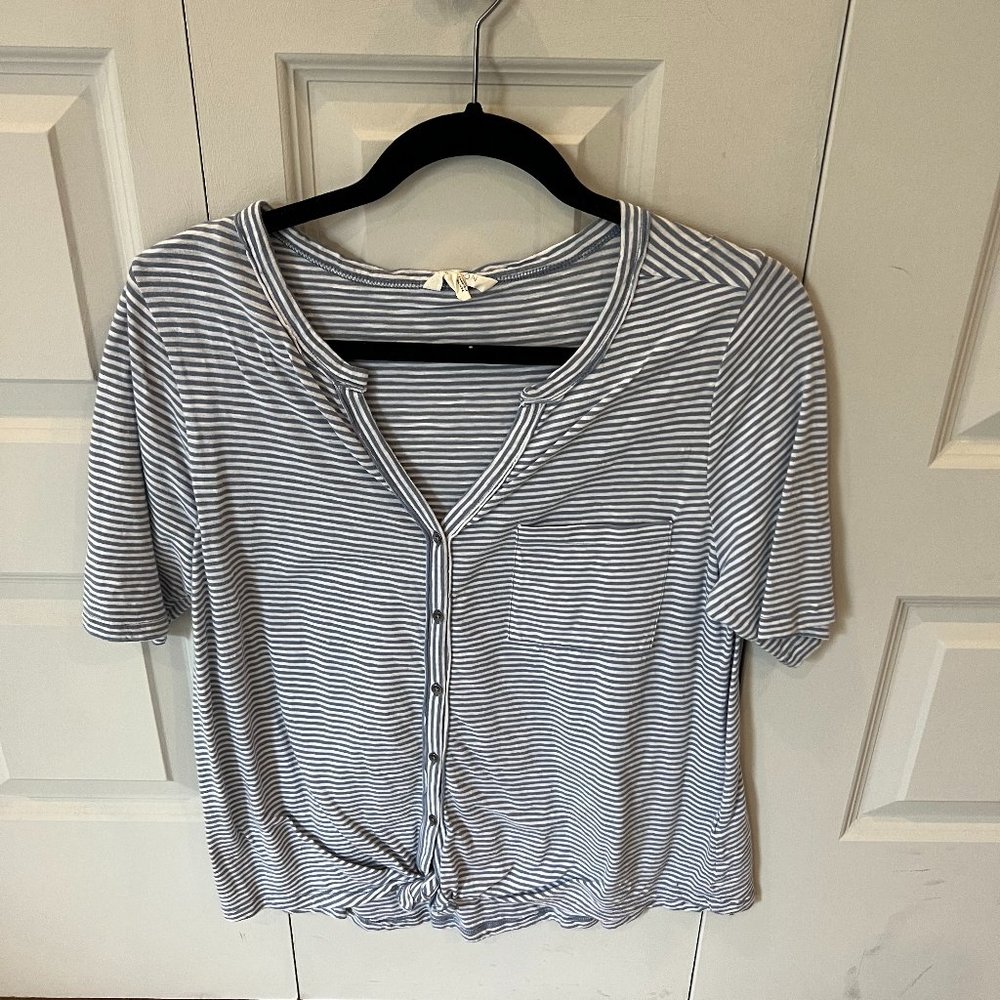 Caslon Striped Top